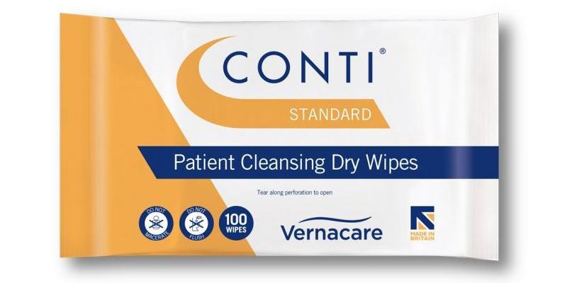 Conti® Standard Large Dry Wipes 30 x 28cm (100/pack)
