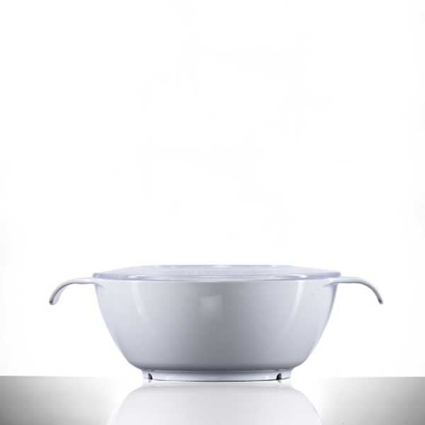 Picture of White Polycarbonate Soup Bowl with Lid (12)