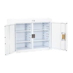 Picture of Drug & Medicine Cabinet - 4 Shelves/Double Door - 800mm x 300mm x 600mm