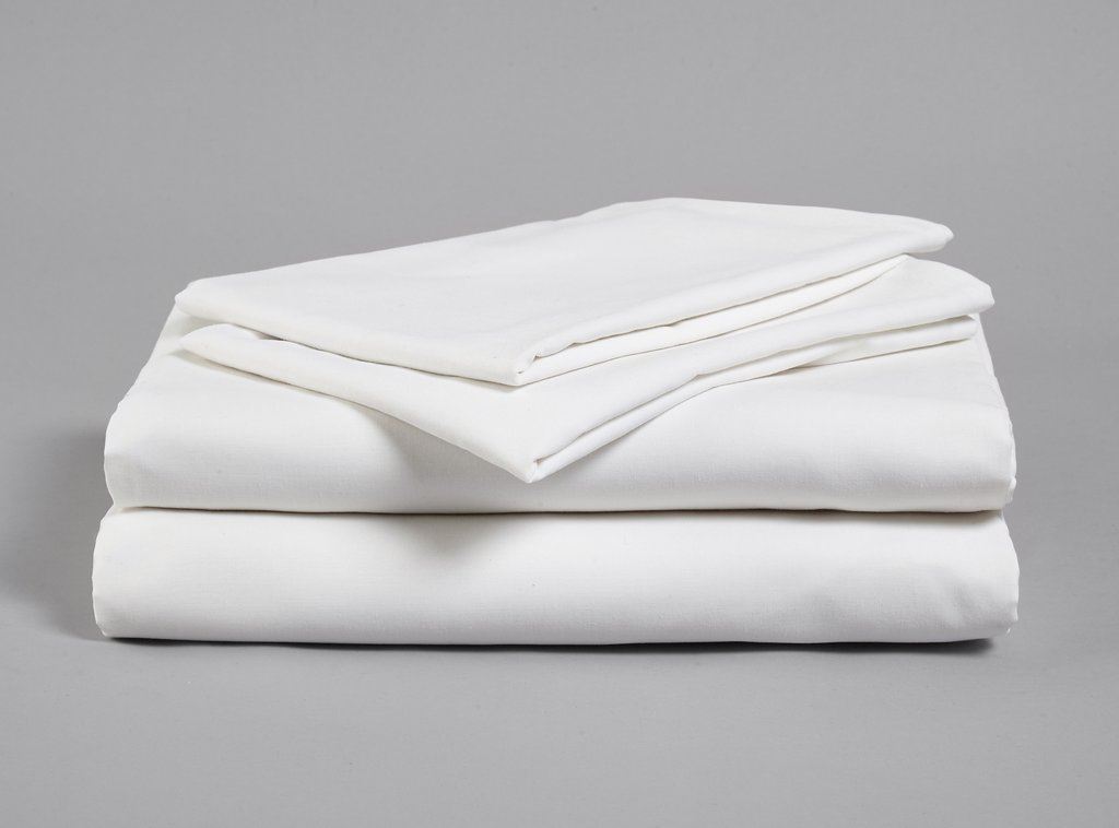 Picture of Flat Sheet, Poly/Cotton, White Single