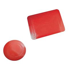 Picture of Anti-Slip Coaster RED (14cm)