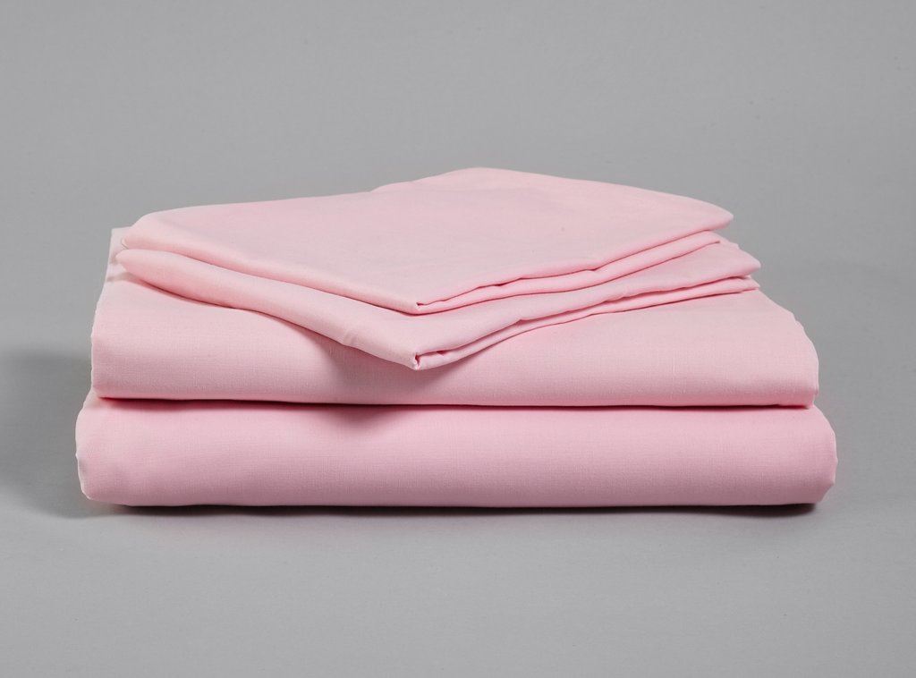 Picture of Flat Sheet, Poly/Cotton, Pink, Single