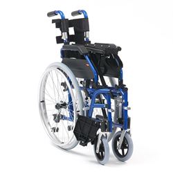  XS Aluminium Wheelchair (18" - Blue) - Self Propel