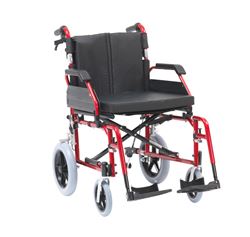Picture of XS Aluminium Wheelchair (20" - Red) - Transit