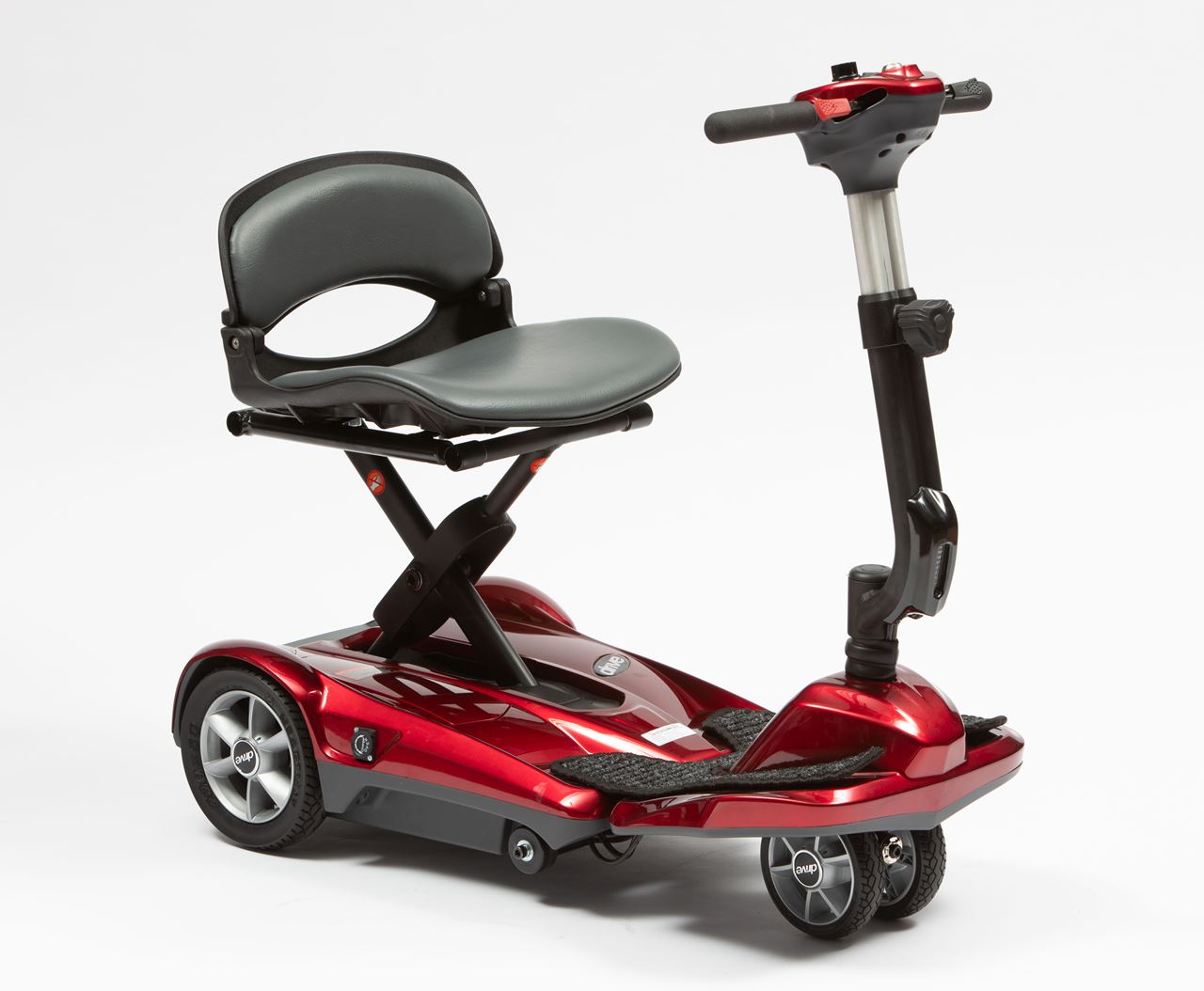 Picture of Dual Wheel Auto Fold Scooter - Red