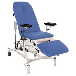 Picture of Doherty Phlebotomy Chair with Breathing Hole - Newbury Blue