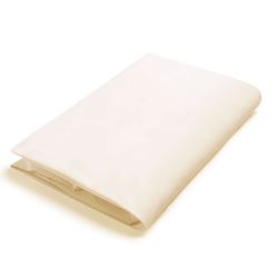  Flat Sheet, Poly/Cotton, Cream, Single