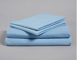 Picture of FR Single Fitted Sheet - Polyester - Light Blue