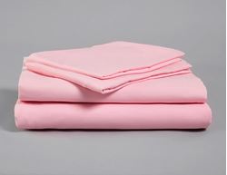 Picture of FR Single Fitted Sheet - Polyester - Pink
