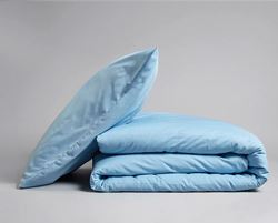 Picture of Double Duvet Cover Polyester FR - Light Blue