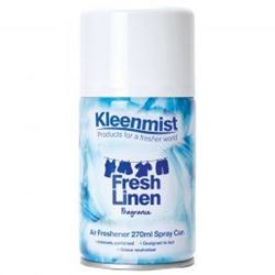 Picture of Kleenmist Aerosol Air Freshener - Fresh Linen (12 x 270ml)