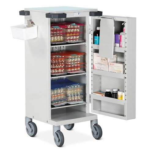 Picture of Unit Dosage Trolley - Double Door - Blister Pack - 6 Frames - High Security Bolt Lock