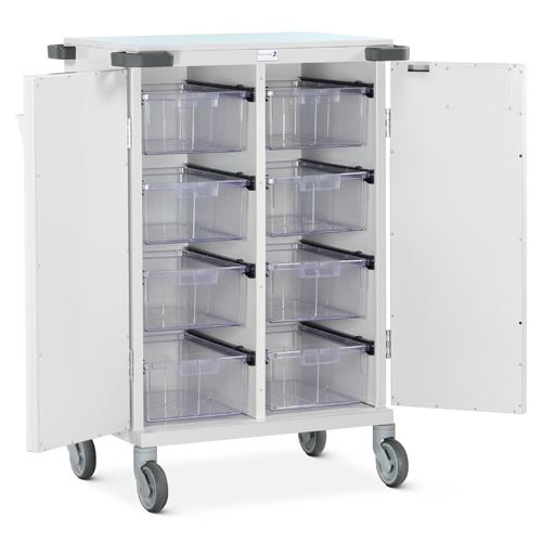 Picture of Unit Dosage Trolley - Double Door - Original Packaging - 32 Components - High Security Bolt