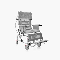 Picture of Tilt-In-Space Shower Chair - MANUAL (18" Seat Width, Horseshoe Seat & Full Footrest)