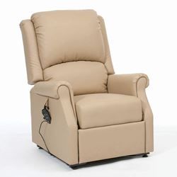 Picture of Chicago Riser Recliner (Dual Handset) - Cobblestone AM-PVC