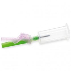 Picture of BD Vacutainer® Eclipse Blood Collection Needle with Pre-Attached Holder - 21g x 32mm Green (100)