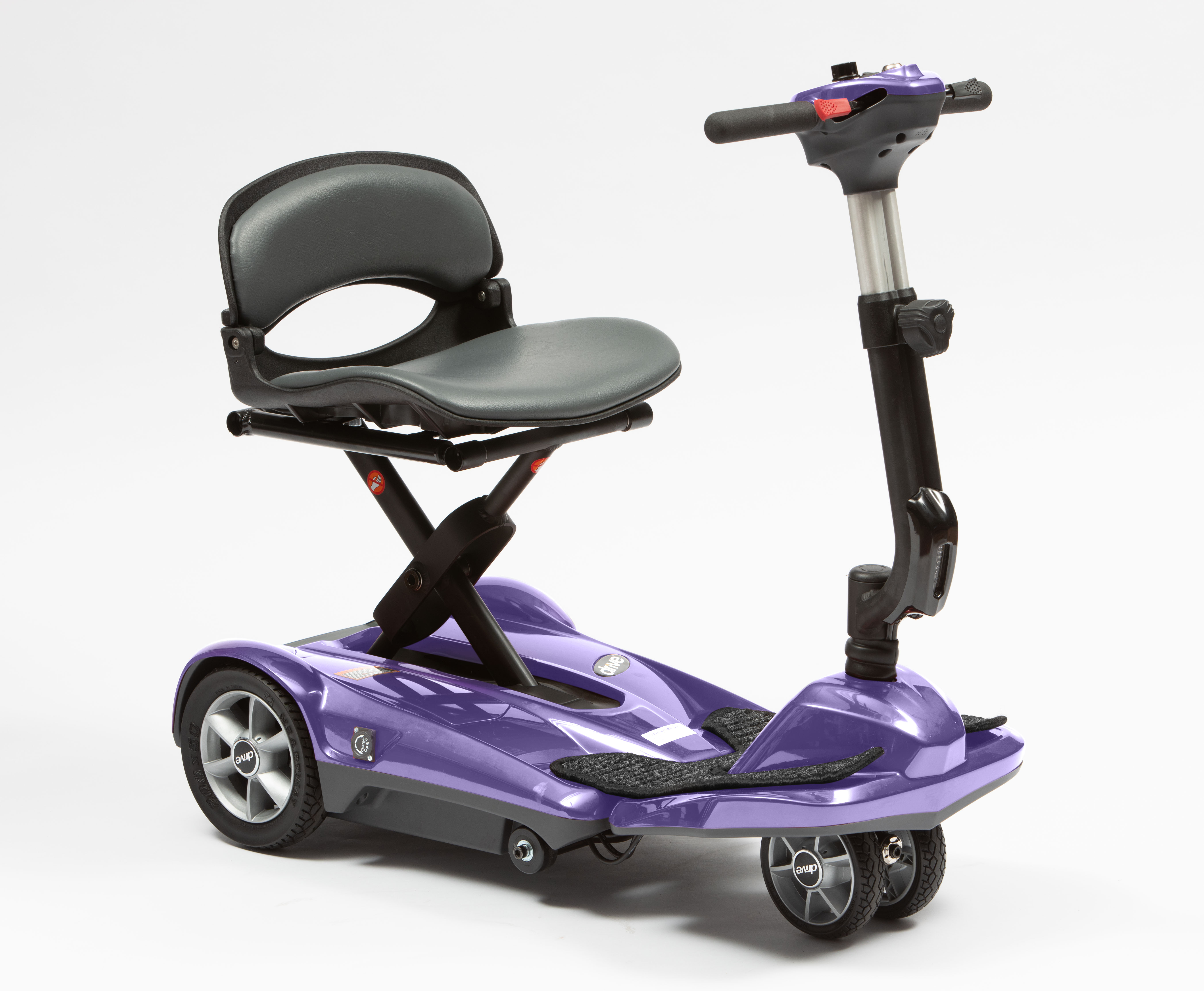 Picture of Dual Wheel Auto Fold Scooter - Purple