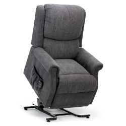 Picture of Indiana Petite Riser Recliner - Charcoal