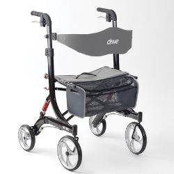 Picture of Nitro Heavy Duty Rollator in Black