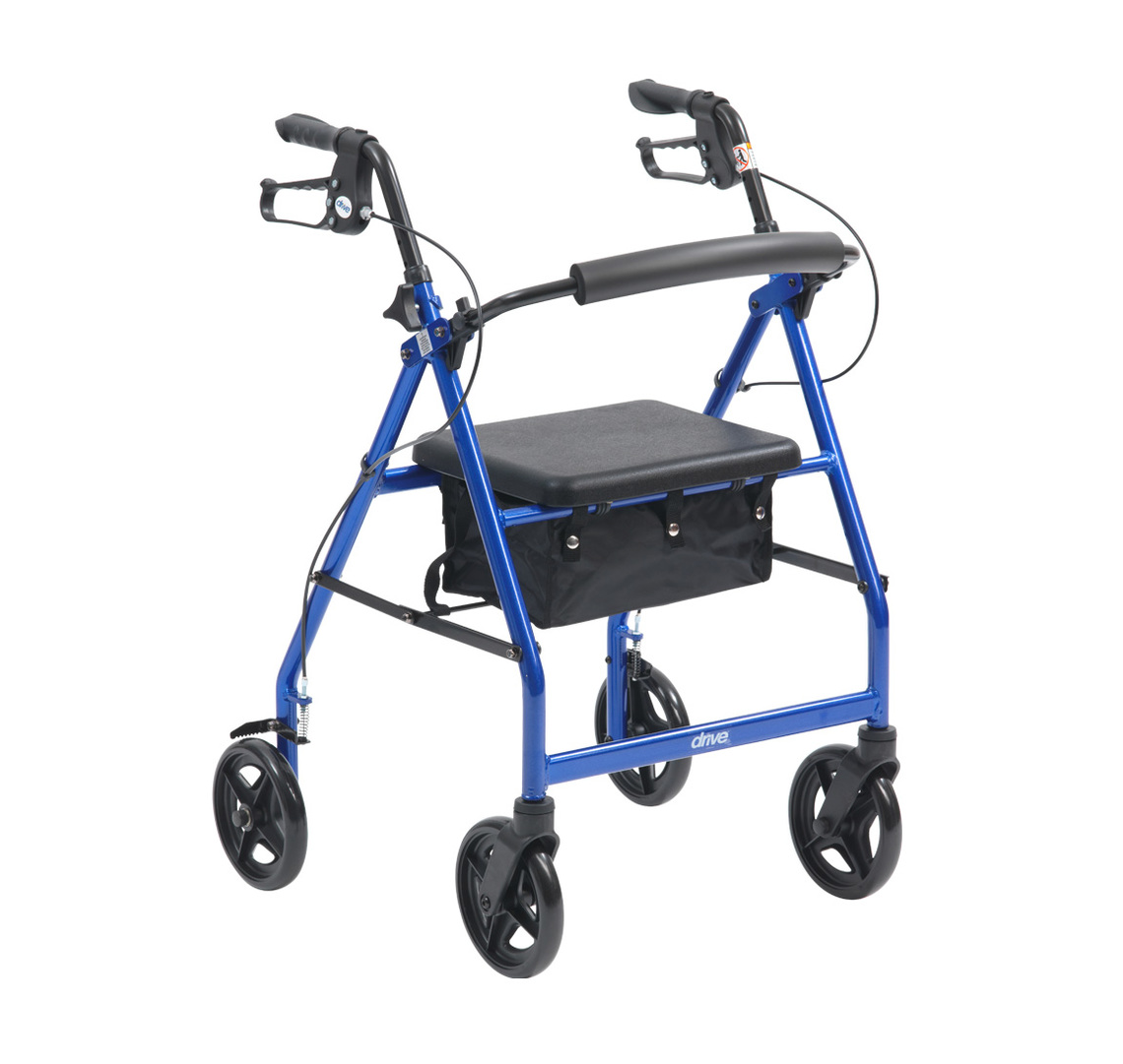 Picture of Lightweight Aluminium Rollator with 8" Wheels (Blue)