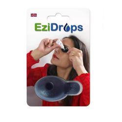 EziDrops Eye Drop Applicator - Black 