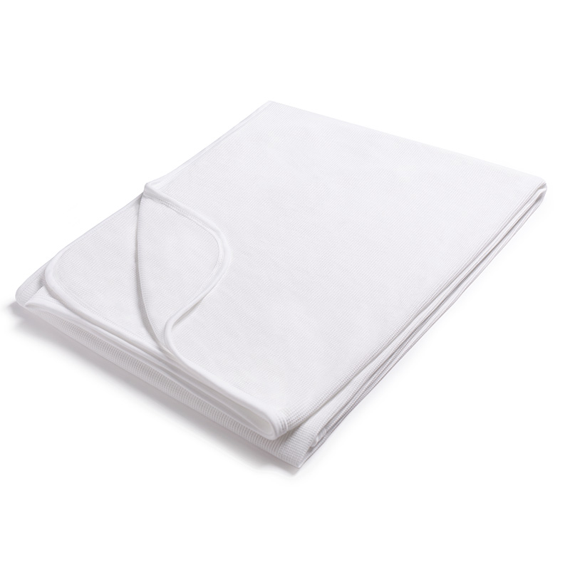 Sleep-Knit Thermal Polyester Knit Blanket (168 x 214cm) - White 