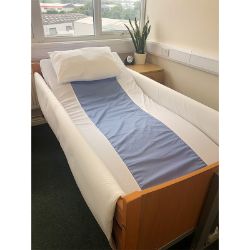 MRSA Resistant Connected Bed Rail Bumpers (Pair) 