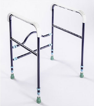 Picture of Blue Height Adjustable Toilet Frame