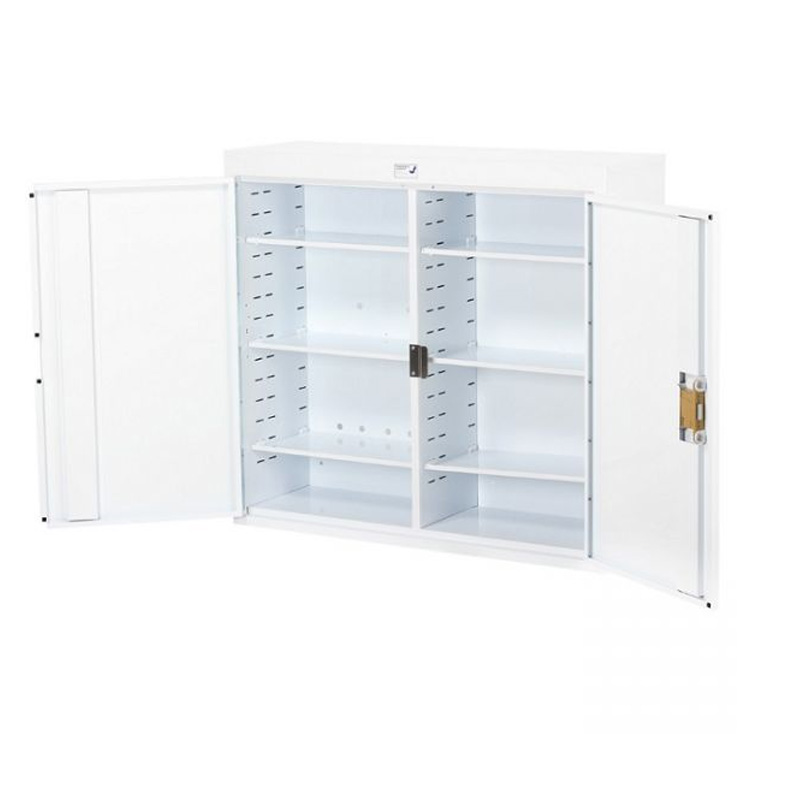 Picture of Drug & Medicine Cabinet - 6 Shelves/Double Door - 1000mm x 300mm x 900mm