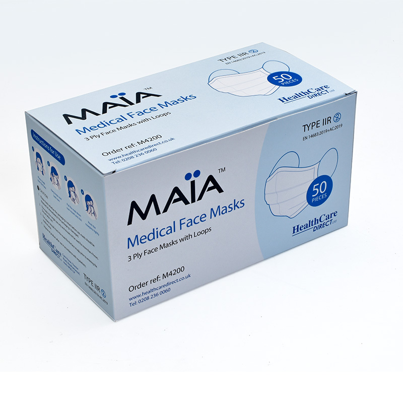 Picture of Medical Masks 3ply Ear Loop - Type IIR (50)
