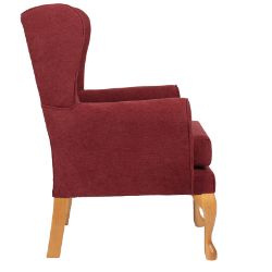 Drive Queen Anne Fireside Chair - Brick