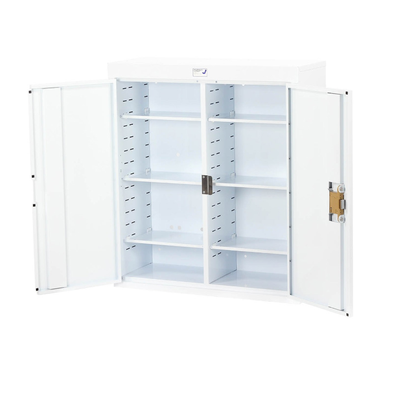 Picture of Drug & Medicine Cabinet - 6 Shelves/Double Door - 800mm x 300mm x 900mm