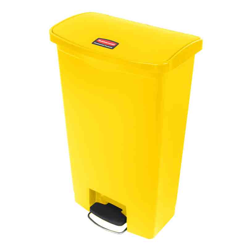 Picture of Slim Jim Step-On 68L Container (50 x 31 x 80cm) - YELLOW