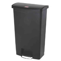 Picture of Slim Jim Step-On 68L Container (50 x 31 x 80cm) - BLACK