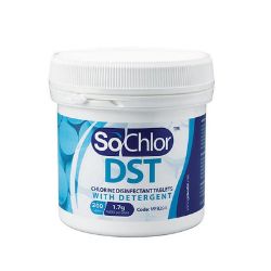 SoChlor DST Chlorine Disinfectant Tablets with Detergent 1.7g (200 Tablets) 