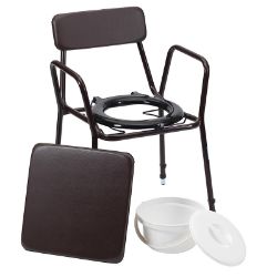 Stacking Commode - Adjustable Height 