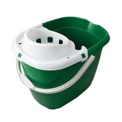 Picture of Economy Mop Bucket & Wringer (15 Litres) GREEN
