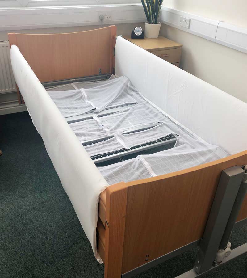 Picture of MRSA Resistant Connected Bed Rail Bumpers (Pair)