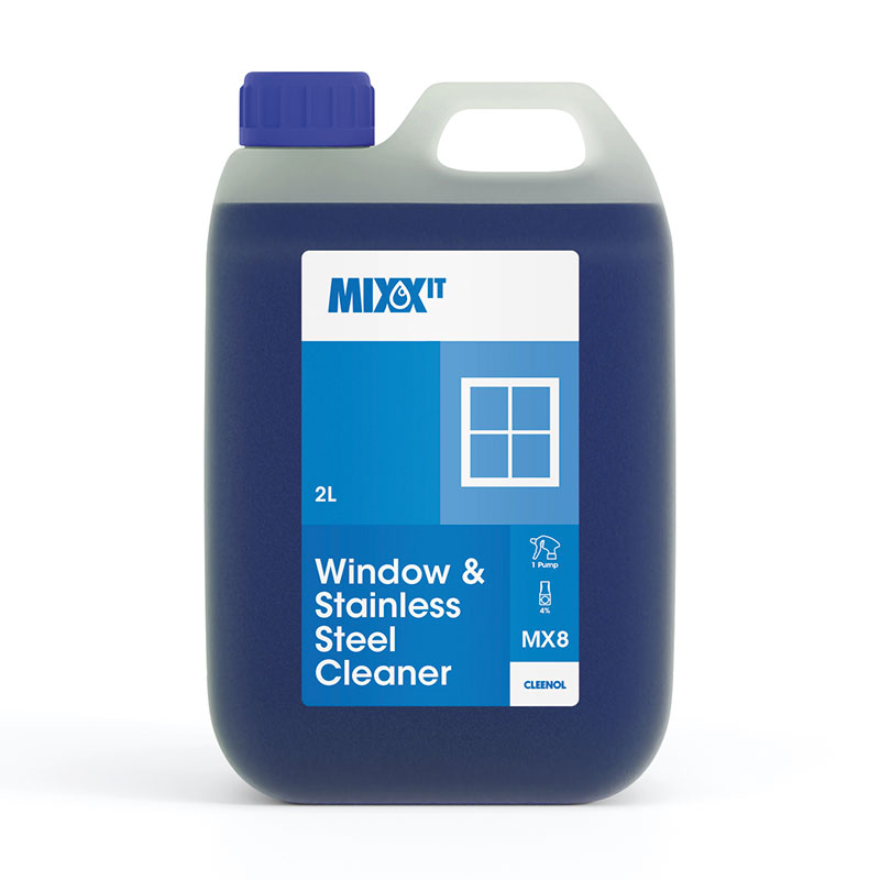 Picture of Mixxit Concentrated Window & Stainless Steel Cleaner (2 x 2 Litre) - MX8