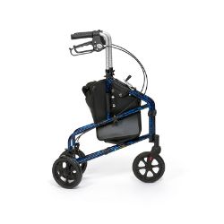 Flame Aluminium Tri-Walker with Bag - Blue Flame