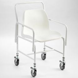 Tilton Mobile Shower Chair - 2 Brake Castors with Detachable Arms