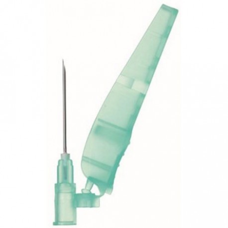 Picture of Sol-Care Safety Needle 21g x 1.5" - Green (100)