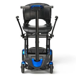 4-Wheel Auto Folding Scooter - Blue 