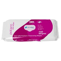 Picture of Uniwipe Skin Safe Patient Cleansing Wipes (100)