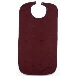 Picture of Dignified Clothing Protectors - Ivyleaf design (45 x 90cm) - MAROON - Popper Fastening