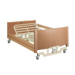 Picture of Bradshaw Bariatric Nursing Care Bed - Light Oak (without Side Rails)