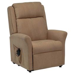 Picture of Memphis Dual Motor Riser Recliner - Mushroom