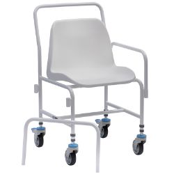 Picture of Tilton Mobile Shower Chair - 2 Brake Castors with Detachable Arms