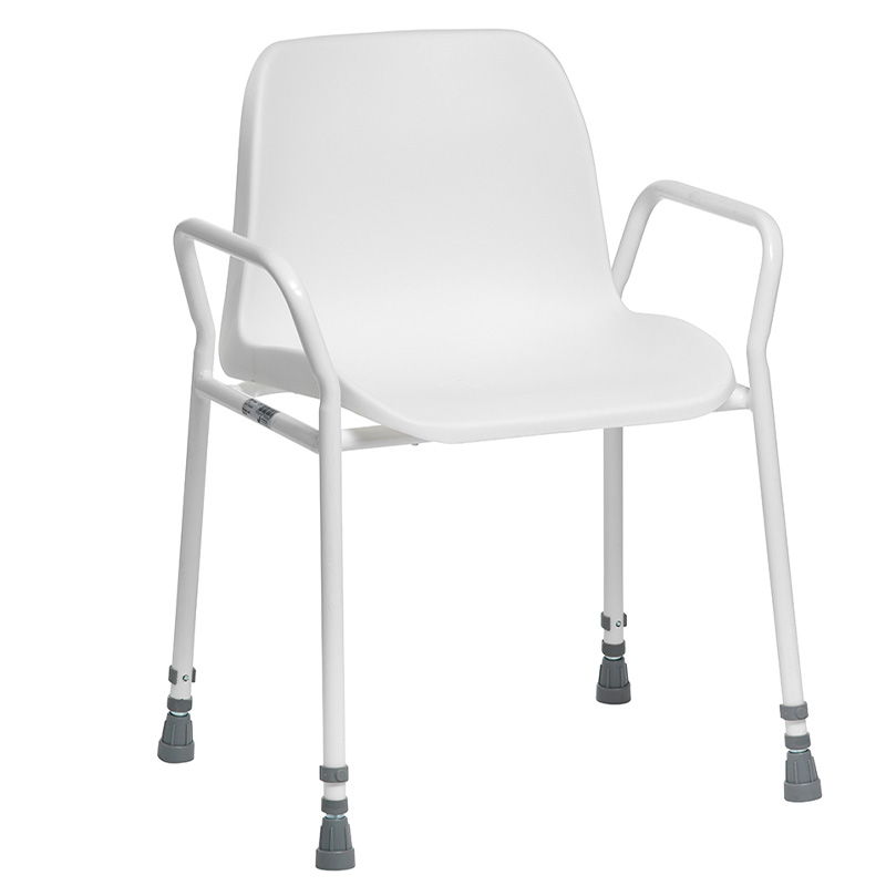 Picture of Foxton Stationary Shower Chair - Stackable & Adjustable Height  **