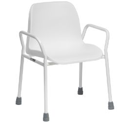 Picture of Foxton Stationary Shower Chair - Stackable & Fixed Height  **